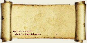 Tara Rakanović vizit kartica